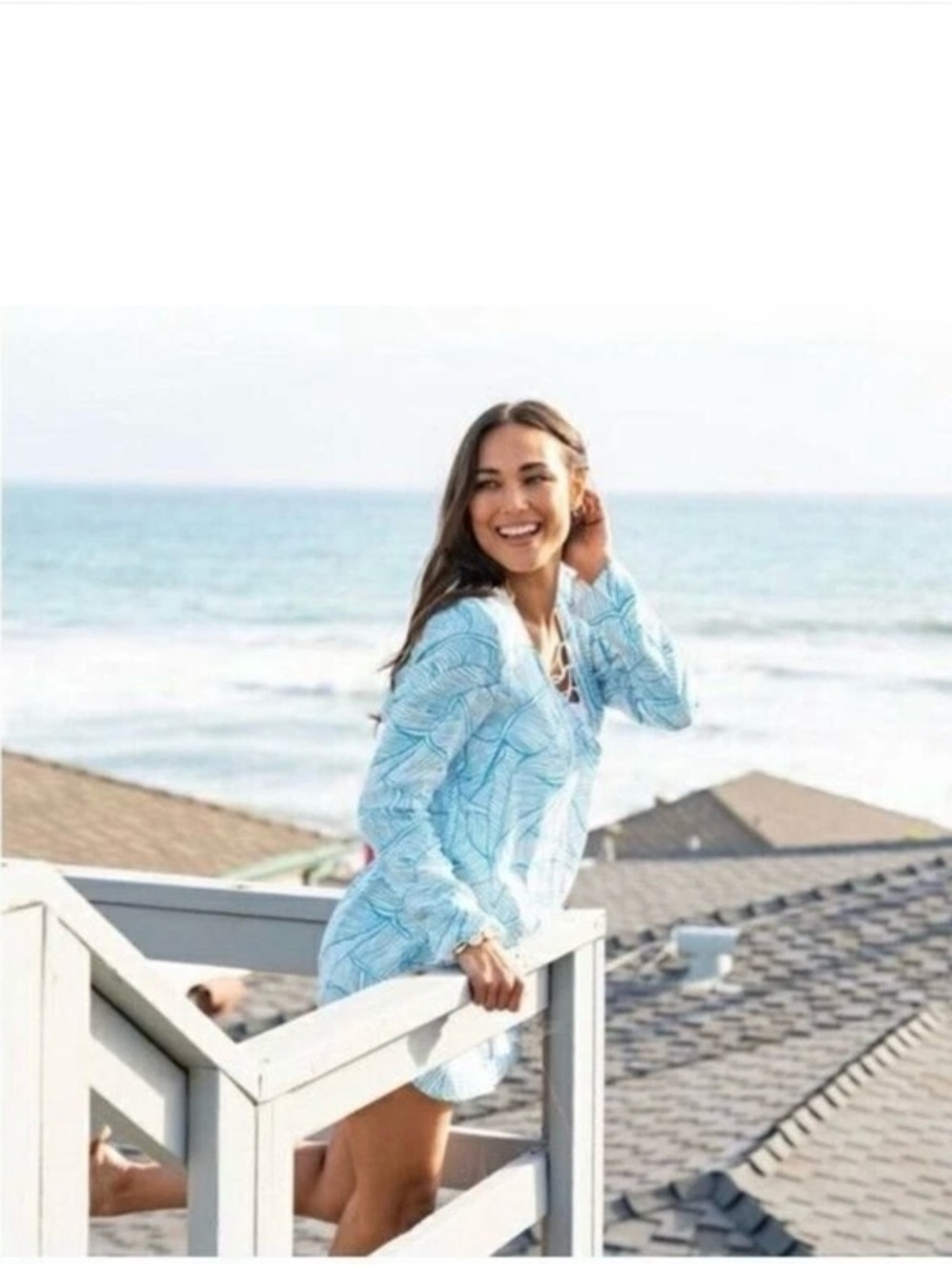 Anthropologie Charlie Holiday Coco Tropical Beach Cover Up
Dress Cover-Up Tunic - Picture 7 of 7